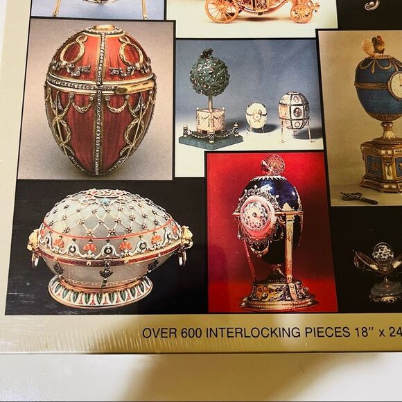 Vintage New NIB Imperial Faberge Eggs Forbes Magazine Collection Nordevco Puzzle - Picture 6 of 13